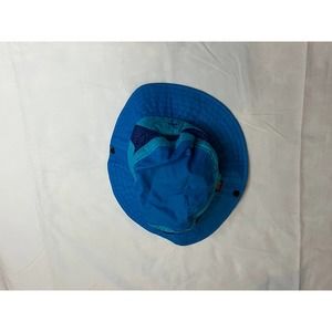 Baby Toddler Sun Hat Kids Breathable Bucket Sun Protection Hat Blue